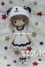 Stup1da handmade - Miss Panda - Chinese