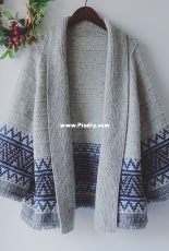Boho style Mosaic Cardigan by Irene Lin