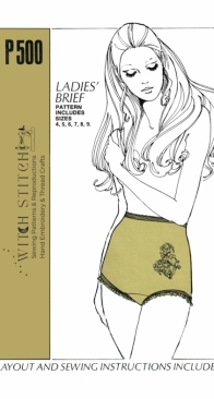 Witch Stitch - Ladies Brief - Sizes 4-9