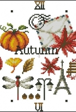 Soda SO-3148 - Autumn Pattern for Clock XSD