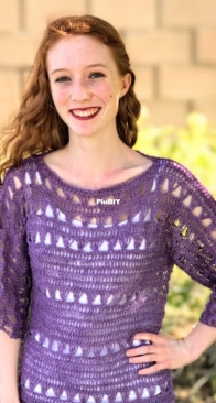 Darn Good Yarn - Desert Blossom Crafts - Rachel Counts - The Shelby Top