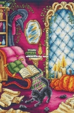 Anastasia shvetsova / home stitch / witchs room