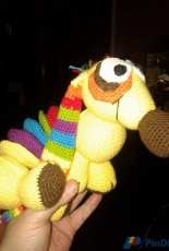 Accordion Rainbow Dog