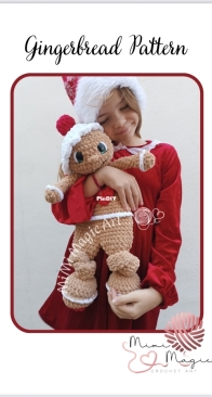Mimi Magic Crochet Art - Monika Peshtani - Gingerbread