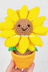 Yarn Blossom Boutique - Melissa Bradley - Potted Sunflower - Free