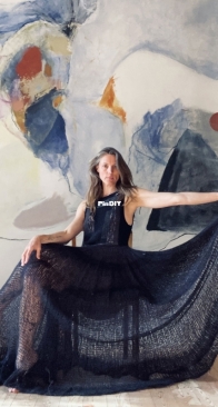 Black Cloud Dress by Me and simone -English