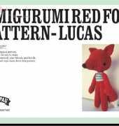 Pica Pau - Yanina Schenkel - Amigurumi red fox pattern Lucas