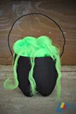 Halloween witch cauldron