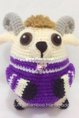 Little Bamboo Handmade - Goat The 12 Zodiac Egg - Russian Translated