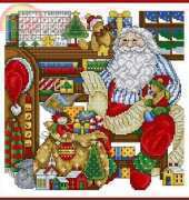 Santas Office by Joan Elliott from The World of Cross Stitching TWOCS 197 XSD