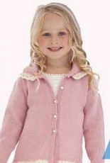 Lace Trimmed Jacket by DY Choice -Free