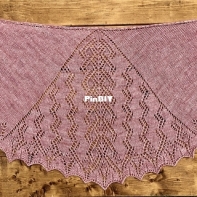 Glittering Path Shawl by Jem Arrowsmith