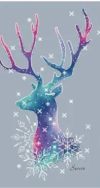 Savera - Snow Deer by Victoria Kuznetsova XSD