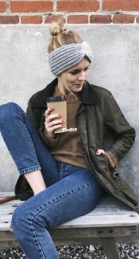 Ingeborg Headband by Mette Wendelboe Okkels - PetiteKnit