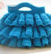 Crochet Dreamz - Bella Ruffled Bag - Free
