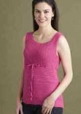 Lion Brand Yarn- 70239AD  Empire Top - Free