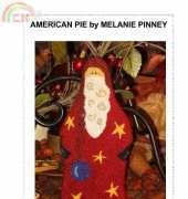 American Pie Designs-Punch Needle Santa-Free