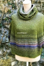 Bat sleeve sweater by Linda Allegra Italian German free