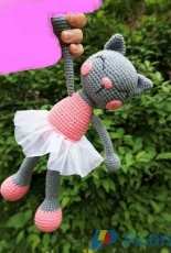 Unknown Designer - Amigurumi  Ballerina Cat - Italian - Free