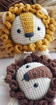 Fairy Toys by Inna Chi - Inna Chi Hm - Inna Chybinova - Lion rattle - Hochet Lion - French