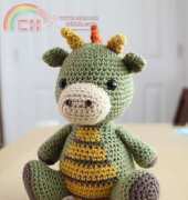 Little Muggles Amigurumi Designs- Spike the Dragon - English