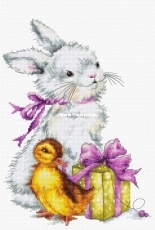 Luca-S B1127 Easter Greeting Card XSD