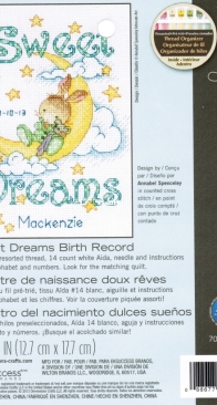 Dimensions - 70-73923 Sweet Dreams Birth Record XSD+PAT