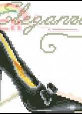 Vervaco 35.242 Eleganza black shoe