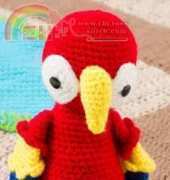 Red Heart Yarn -  Nancy Anderson - LW3925 - Parrot Pals - Free