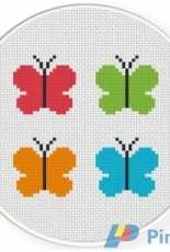 Daily Cross stitch - Butterflies