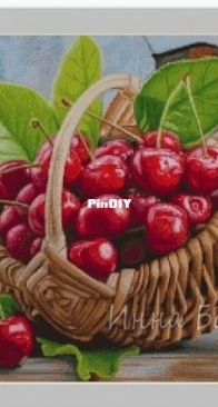 Basket of Cherries by Inna Baydenko / Baidenko Инна Байденко - repaint
