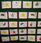My 2012 advent calendar with Fizzy Moon