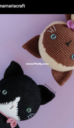 Gatas Nina e Mel  Ana maria craft