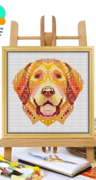 Awesome Pattern Studio - CS1258 - Retriever Golden XSD