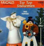 McCalls Creates 15058 Tip Top Snowman