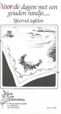 Lanarte 1201 Tablecloth, napkin by Maria van Scharrenburg XSD