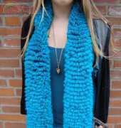 I knitted two scarfs!