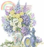 Lanarte 34135 Blue flowers in vase