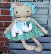 Homespun from the heart-Raggedy Ann and Ellie