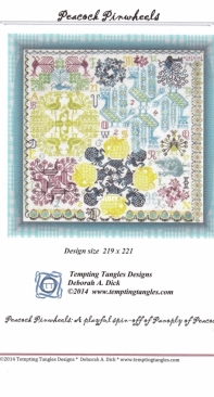 Tempting Tangles Designs- Peacock Pinwheels