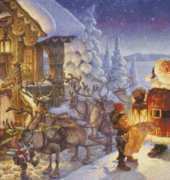 HAED HAESG 2256 Santa Claus At The North Pole by Scott Gustafson XSD