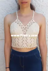 Akari Crochet Patterns - Melissa Flores - Aeris crop top  M66