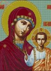 Zolotoe Runo PI-001 Kazan icon mother of god xsd + pcs