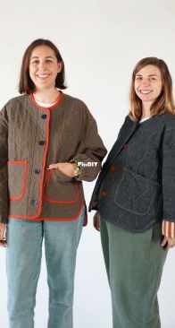Matchy Matchy Sewing Club - Homebody Quilted Jacket - Size  XXS-6XL