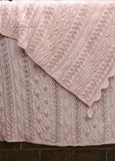 Twining Vine Strip-Knitted Afghan - Sivia Harding