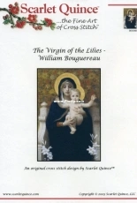 Scarlet Quince BOU003 - The Virgin of the Lilies by William Bouguereau