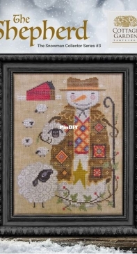 Cottage Garden Samplings - The Snowman Collector Series #3 The Shepherd PCS
