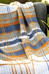 Make It Crochet - Kim Guzman - Plaid Tunisian Crochet Afghan