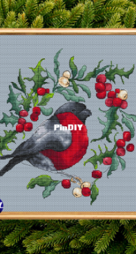 XStitch Tower - Bullfinch by Eva Lermontov
