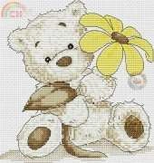 DMC Lickle Ted from Cross Stitch Crazy 82 Feb 2006